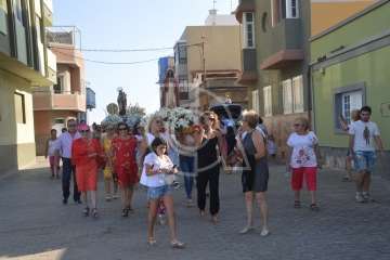 Procesión marítimo-terrestre de Melenara 2018 (Foto TA)